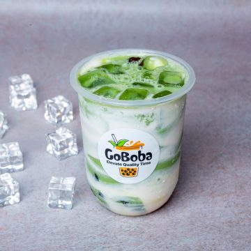 306_Matcha Cheese Cream Boba Tea
