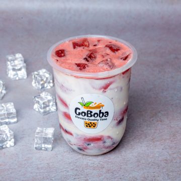 312_Red Velvet Cheese Cream Boba Tea